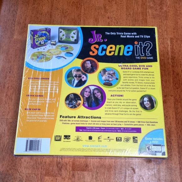 Scene it? Jr. The DVD Board Game Brand New - Picture 2 of 6